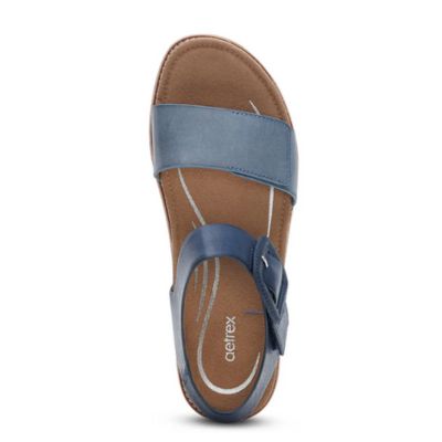 Aetrex Claire Navy Women's Sandals