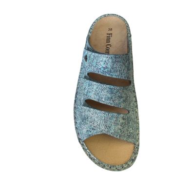 Finn Comfort Korfu Ariell Sky Women's Slides