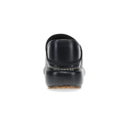 Dansko Platform Pro Burnished Nubuck Black Women's Clogs