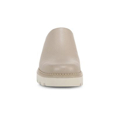 Vionic Fairfax Oatmeal Leather Women's Clogs