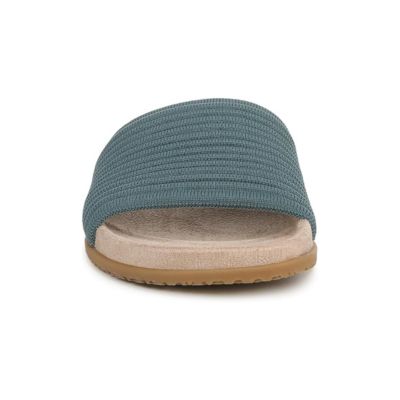 Vionic Evie Knitted Bodega Blue Women's Slides