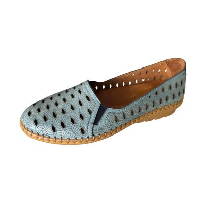 Volks Walkers N061 1562 Blue Women's Loafers