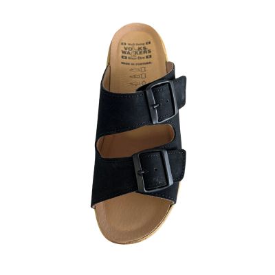 Volks Walkers N317A Black Women's Sandals