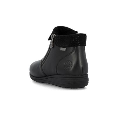 Rieker 47252-00 Black Women's Ankle Boots