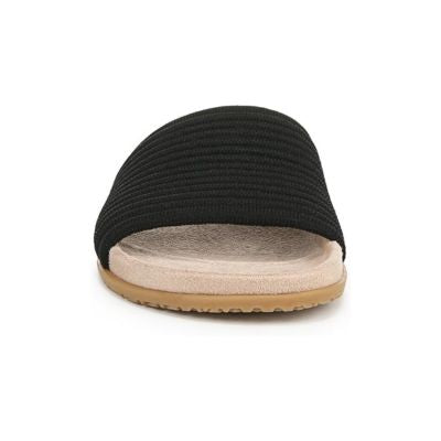 Vionic Evie Knitted Black Women's Slides