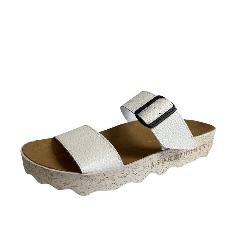 Asportuguesas Coly L Eco Leat White Women's Slides