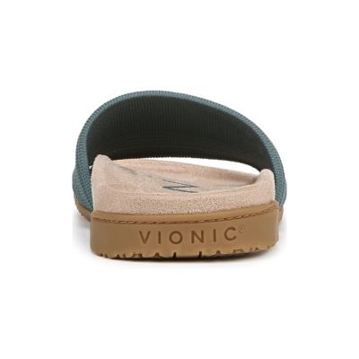 Vionic Evie Knitted Bodega Blue Women's Slides