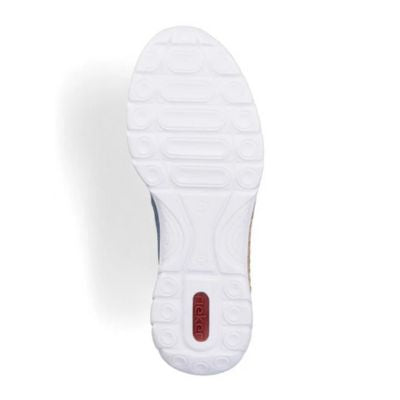 Rieker N4210-14 Blue Women's Clogs