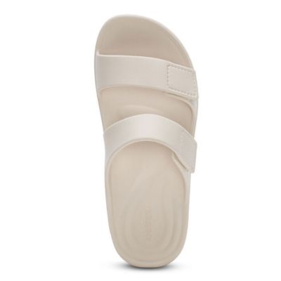 Aetrex Kaia Ivory Women's Flipflops
