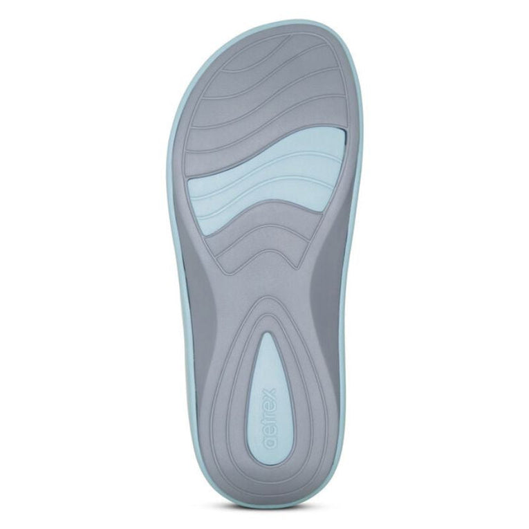 Aetrex Maui Blue Women's Flips