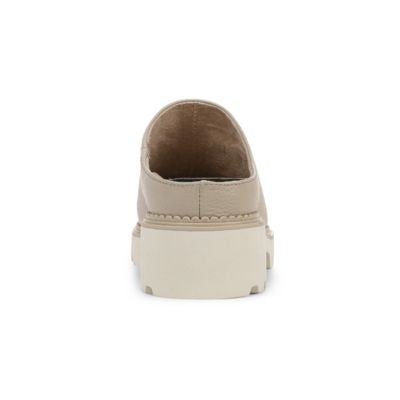Vionic Fairfax Oatmeal Leather Women's Clogs