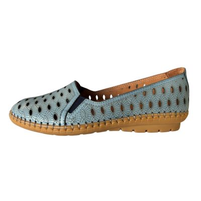 Volks Walkers N061 1562 Blue Women's Loafers