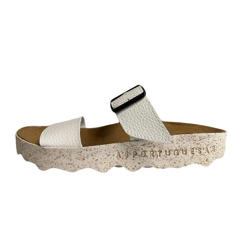 Asportuguesas Coly L Eco Leat White Women's Slides