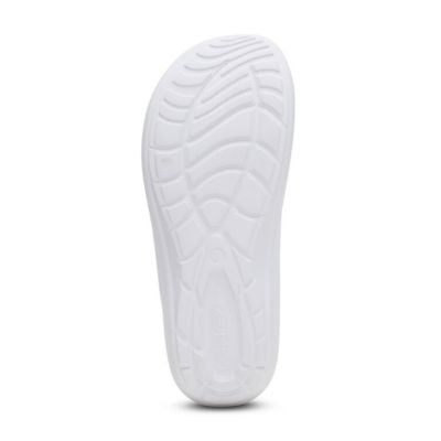 Aetrex Vicki White Gloss Women's Flipflops
