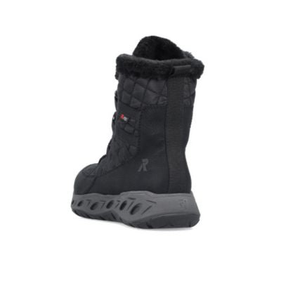 Rieker M6540-00 Black Women's Ankle Boots