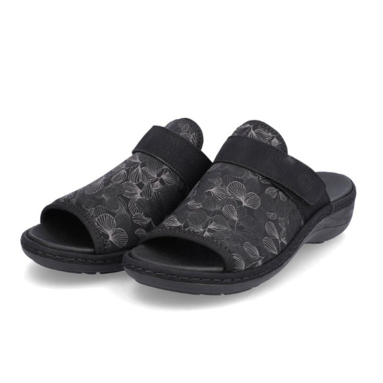 Remonte D7664-01 Black Women's Slides