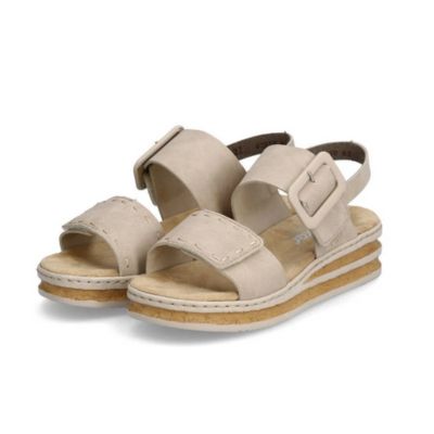 Rieker 62950-62 Beige Women's Sandals