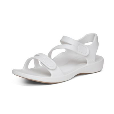 Aetrex Jillian Sport White Women's Sandals