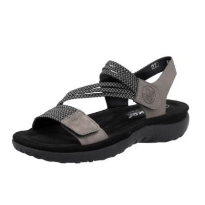 Rieker 64870-42 Black Women's Sandals