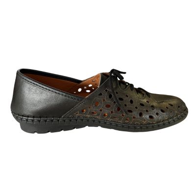 Volks Walkers N070 1566 Black Women's Walking Shoes