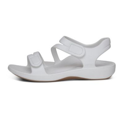 Aetrex Jillian Sport White Women's Sandals