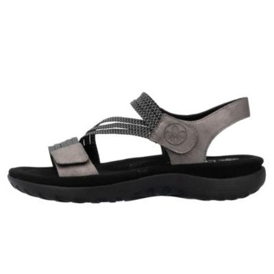 Rieker 64870-42 Black Women's Sandals