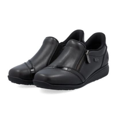 Rieker 47264-00 Black Women's Walking Shoes