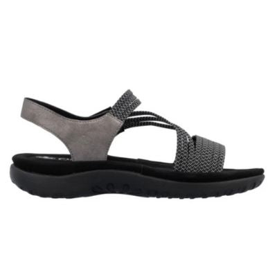 Rieker 64870-42 Black Women's Sandals