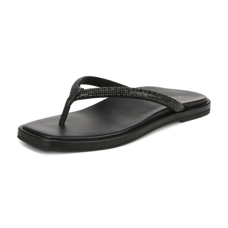 Vionic Vista Shine Black Women's Flipflops