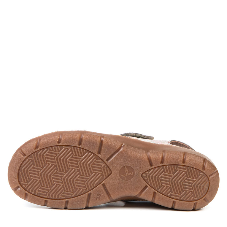 Portofino Women's Fisherman Sandal for Orthitics with Velcro