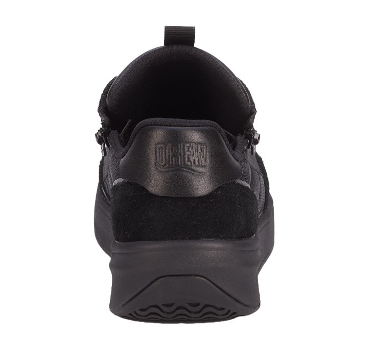 Drew Happy Solid Black Combo Women's Walking Shoes