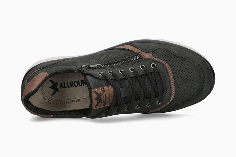 Allrounder Majestro Perf Black Men's Sneakers