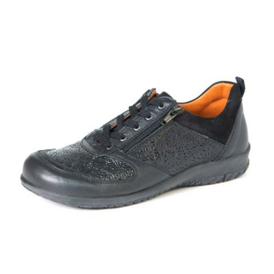 Portofino ID-1771 Black Women's Walking Shoes