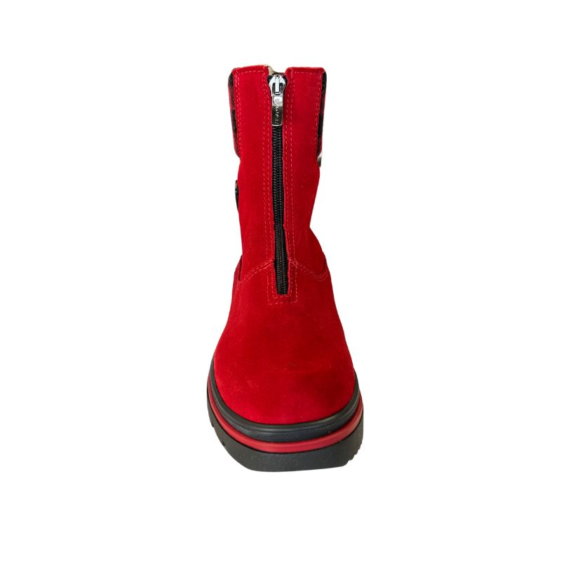 Pajar Patch Red/Black Women's Ankle Boots