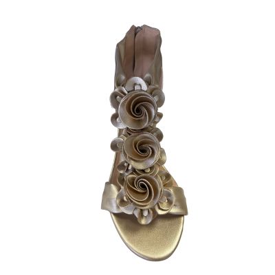 Patrizia by Spring Step Quinteel Gold Women's Dress Sandals