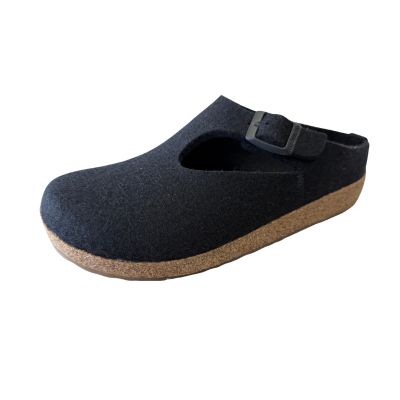 Haflinger Grizzly Sharon Black Unisex Clog | 712023 3 3