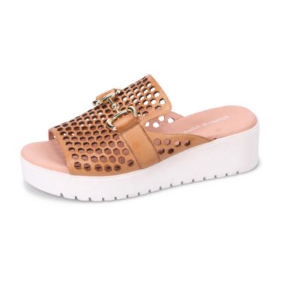 Django & Juliette Osteno Tan Women's Slide Sandals