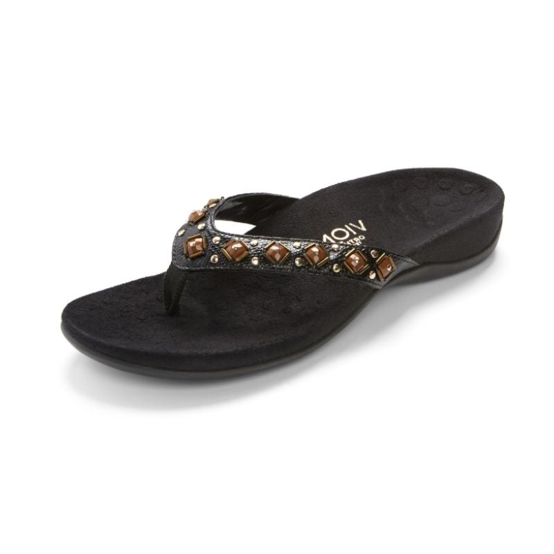 Vionic Rest Floriana 340 Black Women's Flipflops