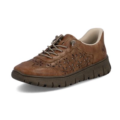 Rieker N1358-22 Brown Slip-On Women's Walking Shoes