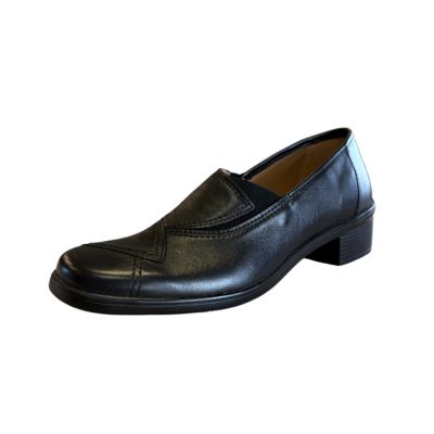 Portania Ronda 01 Black Leather Women's Shoes