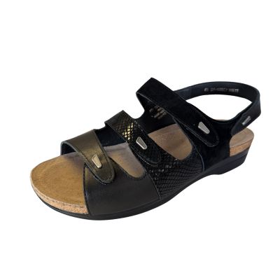 Drew Margo Black Combo Women's Sandals