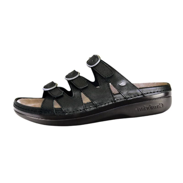 Cambrian Sylvan 3 Black Wide Women's Slides