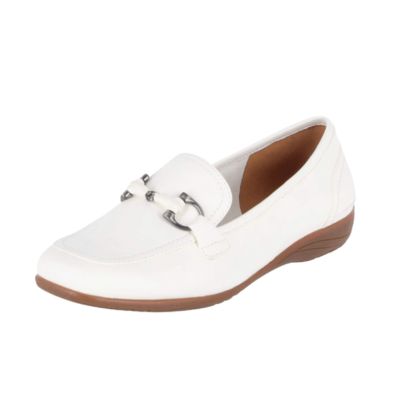 Josef Seibel Fenja 34 White Women's Loafers