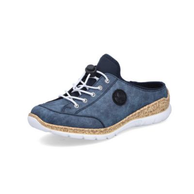 Rieker N4210-14 Blue Women's Clogs