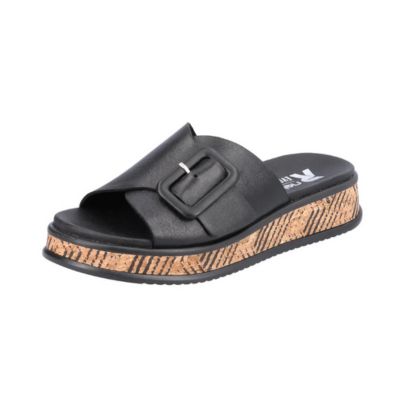 Rieker W0803-00 Black Women's Slides