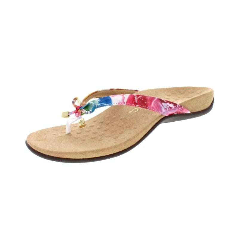 Vionic Rest Bella II White Floral Women's Flipflops