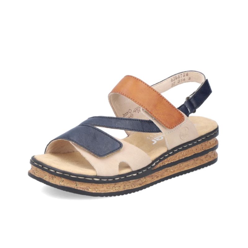 Rieker 62967-14 Blue Women's Sandals
