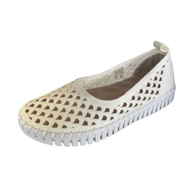 Ilse Jacobsen Tulip 3479 White White Women's Slip On Flats