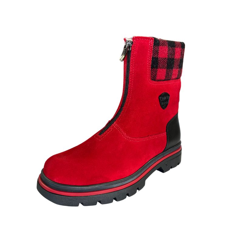 Pajar Patch Red/Black Women's Ankle Boots