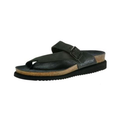 Mephisto Helen 6000 Black Nubuck Women's Sandals